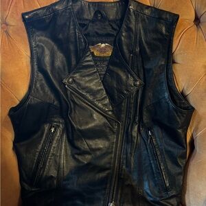 Harley Davidson Leather Vest M